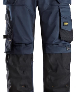 Snickers 6251 Allround Stretch Work Trousers Standard Fit - Long Leg -NAVY/BLACK