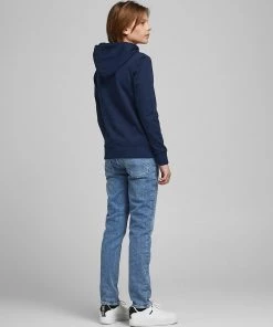 Jack & Jones JNR Jack & Jones JORJOSHUA Boys Hoody -NAVY BLAZER