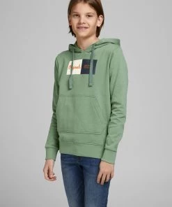 Jack & Jones JNR Jack & Jones JORJOSHUA Boys Hoody -SEA SPRAY