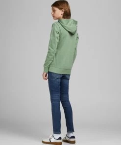 Jack & Jones JNR Jack & Jones JORJOSHUA Boys Hoody -SEA SPRAY