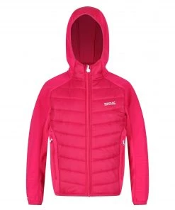 Kids Jackets & Bodywarmers Regatta Kids Kielder IV Hybrid Jacket -DARK CERISE