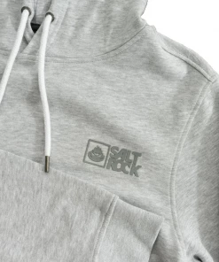 Saltrock Mens Original20 Hoody -GREY MARL Mens Hoodies & Sweatshirts