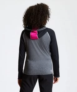 Dare2B Ladies Courteous Stretch Jacket -BLACK/PINK