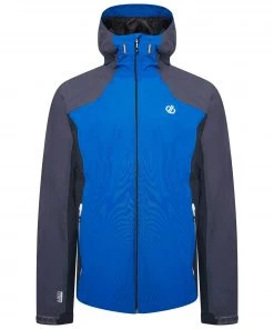 Mens Jackets & Bodywarmers Dare2B Mens Recode Waterproof Jacket -ATHLETIC BLUE
