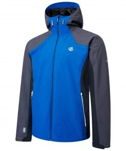 Mens Jackets & Bodywarmers Dare2B Mens Recode Waterproof Jacket -ATHLETIC BLUE