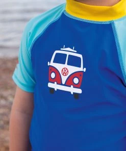 Volkswagen Boys Rash Vest -BLUE Swimwear