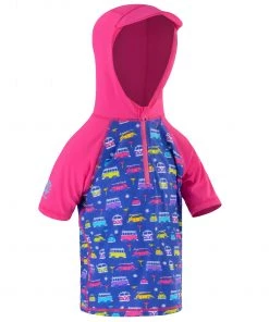 Volkswagen Kids Hooded Rash Vest -PINK