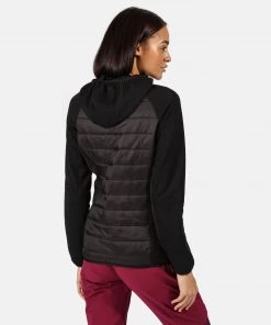 Ladies Jackets & Bodywarmers Regatta Ladies Andreson V Hybrid Jacket -BLACK/BLACK