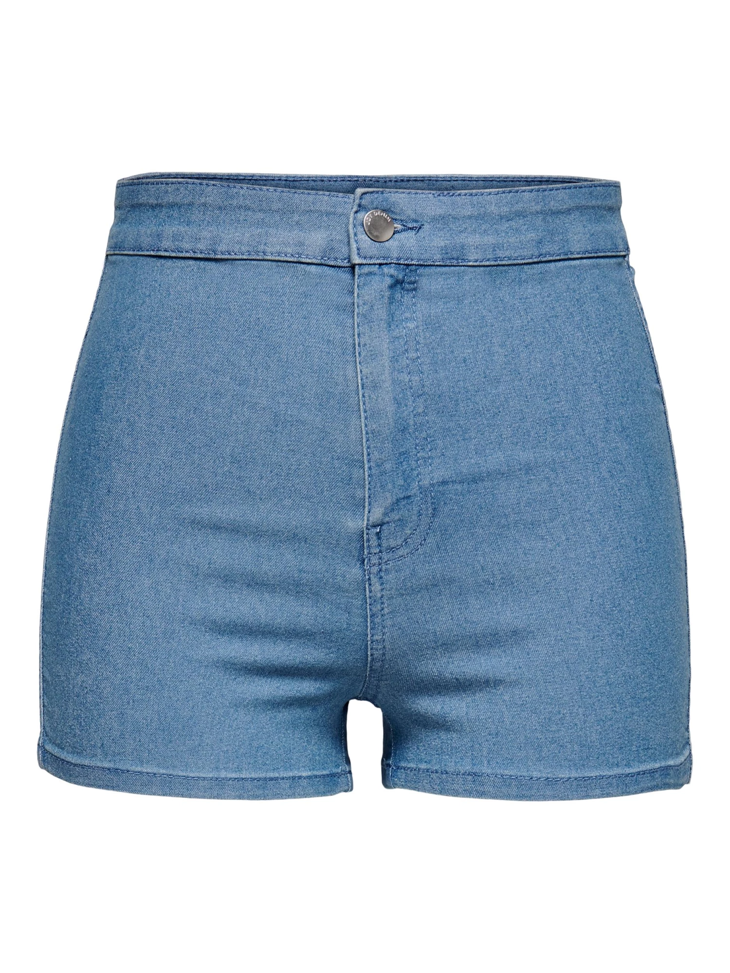Jacqueline De Yong JENNI High Waisted Mini Shorts -LIGHT BLUE Ladies Trousers & Shorts