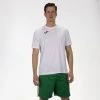 Mens Sportswear & Fitness JOMA Mens Combi Wicking Tee -WHITE