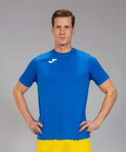 Mens Sportswear & Fitness JOMA Mens Combi Wicking Tee -ROYAL BLUE