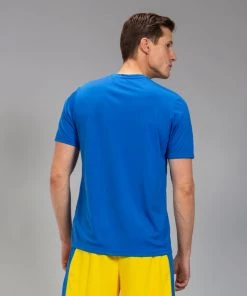 Mens Sportswear & Fitness JOMA Mens Combi Wicking Tee -ROYAL BLUE