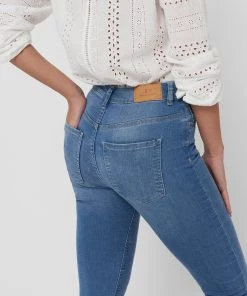 Ladies Jeans Jacqueline De Yong NEWNIKKI High Waist Skinny Fit Jeans -LIGHT WASH