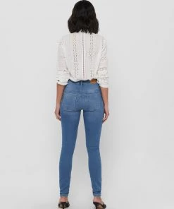 Ladies Jeans Jacqueline De Yong NEWNIKKI High Waist Skinny Fit Jeans -LIGHT WASH