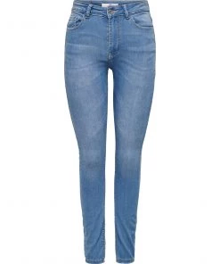 Ladies Jeans Jacqueline De Yong NEWNIKKI High Waist Skinny Fit Jeans -LIGHT WASH