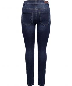 Ladies Jeans Jacqueline De Yong NEWNIKKI High Waist Skinny Fit Jeans -MID WASH