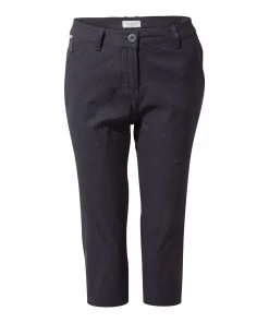 Craghoppers Ladies Kiwi Crops -DARK NAVY Ladies Trousers & Shorts
