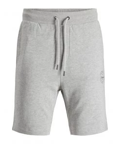Mens Sportswear & Fitness Jack & Jones JJIShark Sweat Shorts -LIGHT GREY MELANGE