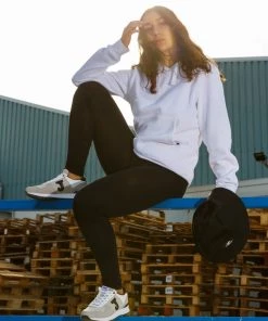 JOMA Ladies Montana Hoody -WHITE (XL, XXL Only) Ladies Hoodies & Sweatshirts