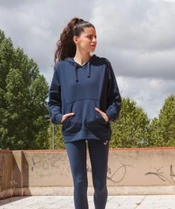 Ladies Hoodies & Sweatshirts JOMA Ladies Montana Hoody -NAVY