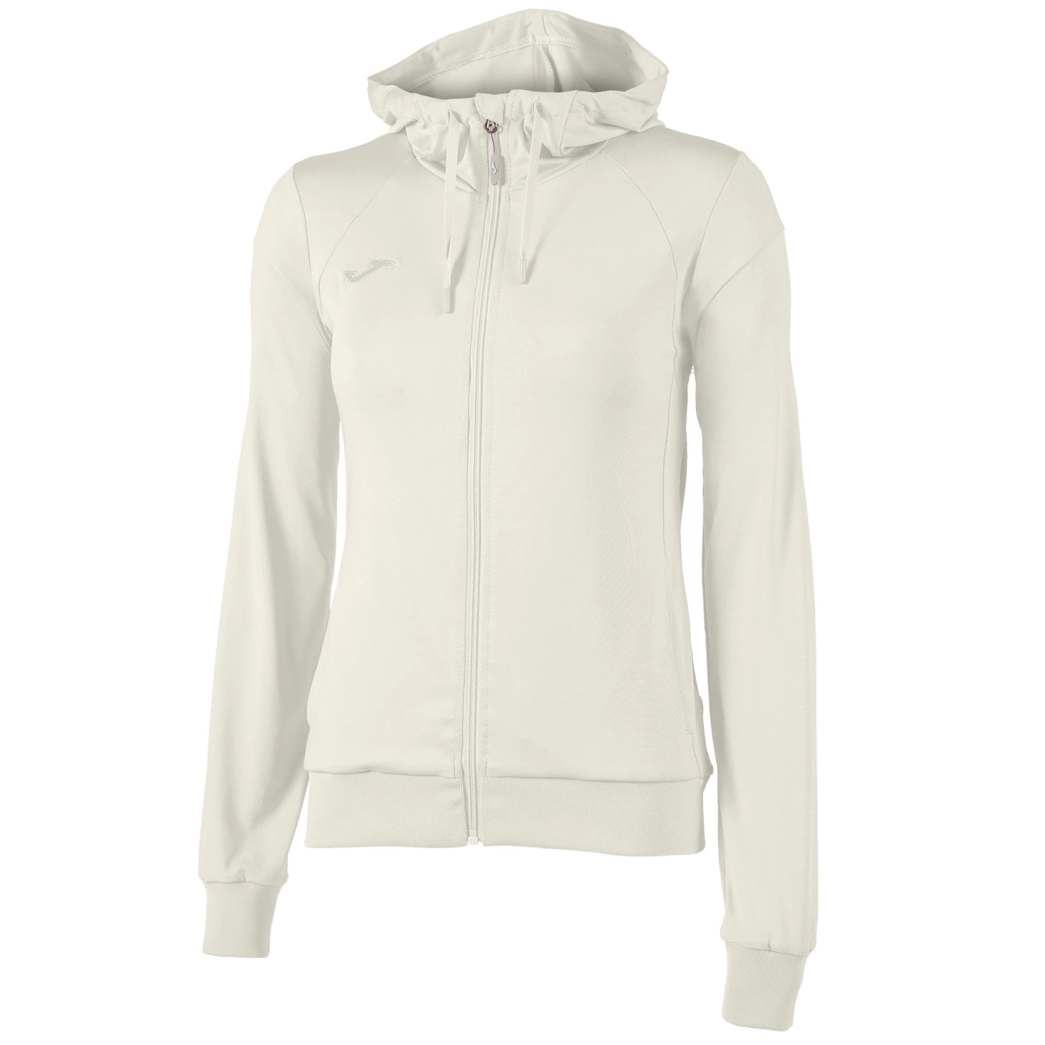 JOMA Ladies Sculpture Hoody -WHITE Ladies Hoodies & Sweatshirts