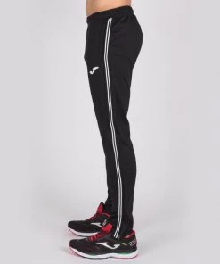 JOMA Mens Classic Trouser -BLACK/WHITE Mens Sportswear & Fitness