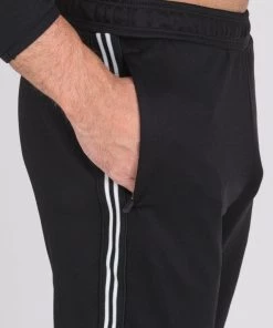 JOMA Mens Classic Trouser -BLACK/WHITE Mens Sportswear & Fitness