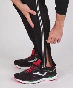 JOMA Mens Classic Trouser -BLACK/WHITE Mens Sportswear & Fitness