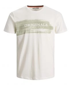 Jack & Jones JNR Jack & Jones MALIBU JACK Boys Tee -CLOUD DANCER Kids Polos, Tees, & Shirts