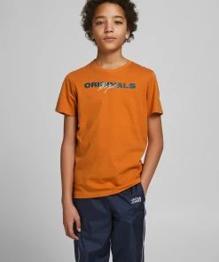Jack & Jones JNR Kids Polos, Tees, & Shirts Jack & Jones JORTROPIEASY Boys Tee -SUN