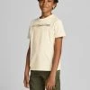 Jack & Jones JNR Jack & Jones JORTROPIEASY Boys Tee -CREAM Kids Polos, Tees, & Shirts