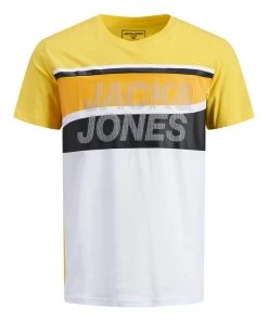Jack & Jones JNR Kids Polos, Tees, & Shirts Jack & Jones JCORESIST Boys Tee -YELLOW