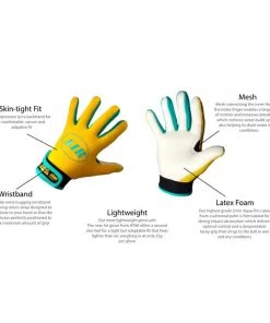 ATAK Adults Air Sports Gloves -YELLOW