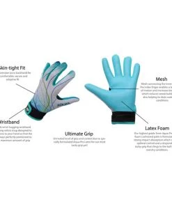 ATAK Adults AQUAS Sports Gloves -BLUE Mens Sportswear & Fitness
