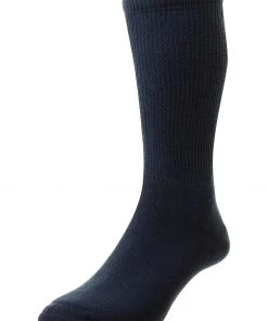Mens Accessories HJHall Cotton Diabetic Sock - HJ1351