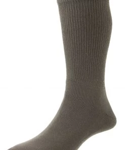 Mens Accessories HJHall Cotton Diabetic Sock - HJ1351