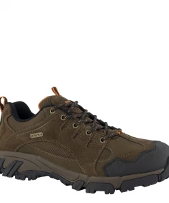 Mens Footwear Hi Tec Mens Auckland II Waterproof Shoe -BROWN