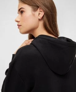 Ladies Hoodies & Sweatshirts Pieces CHILLI Hoody-BLACK