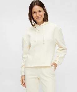 Pieces CHILLI Hoody -WHITE