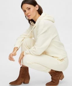 Pieces CHILLI Hoody -WHITE