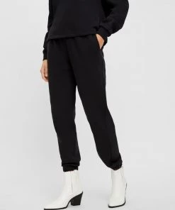 Ladies Trousers & Shorts Pieces CHILLI Lounge Pants -BLACK