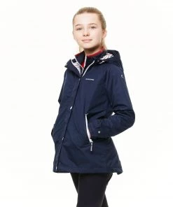 Craghoppers Girls Marietta Waterproof Jacket -BLUE NAVY Kids Jackets & Bodywarmers