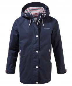 Craghoppers Girls Marietta Waterproof Jacket -BLUE NAVY Kids Jackets & Bodywarmers