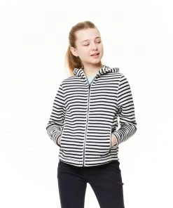 Kids Hoodies & Sweatshirts Craghoppers Girls Collier Zip Hoody -NAVY STRIPE