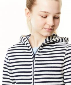 Kids Hoodies & Sweatshirts Craghoppers Girls Collier Zip Hoody -NAVY STRIPE