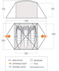Tents Vango Tryfan300 3-Person Tent
