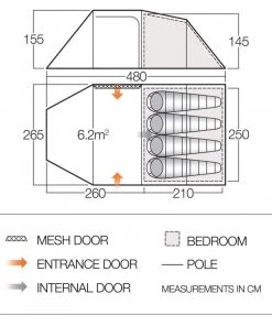 Tents Vango Beta450XL 4-Person Tent