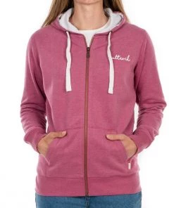 Saltrock Ladies Velator Zip Hoody -BURGUNDY Ladies Hoodies & Sweatshirts