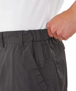 Craghoppers Mens Kiwi Convertible Trousers CMJ601 BLACK PEPPER