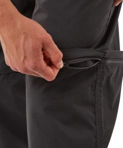 Craghoppers Mens Kiwi Convertible Trousers CMJ601 BLACK PEPPER